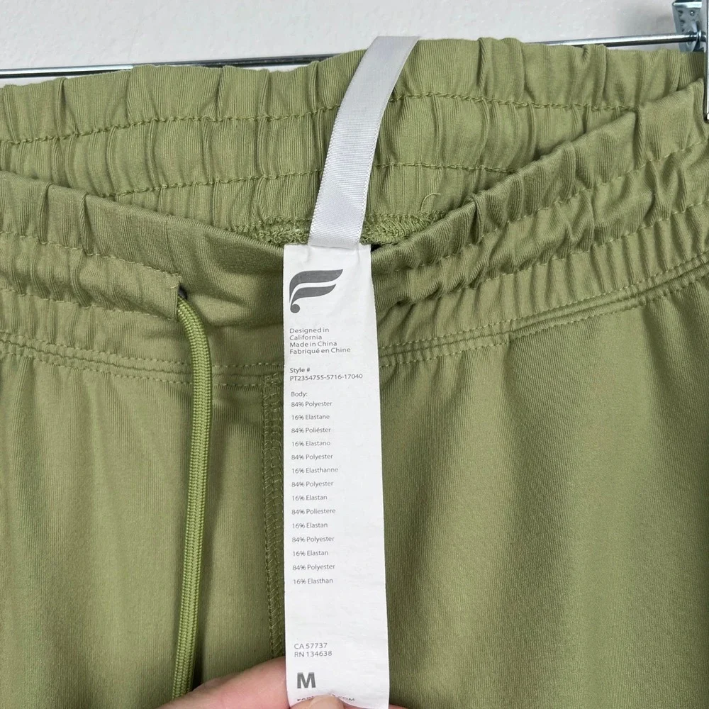 Fabletics Womens Green Joggers Soft‎ Lightweight Track Pants